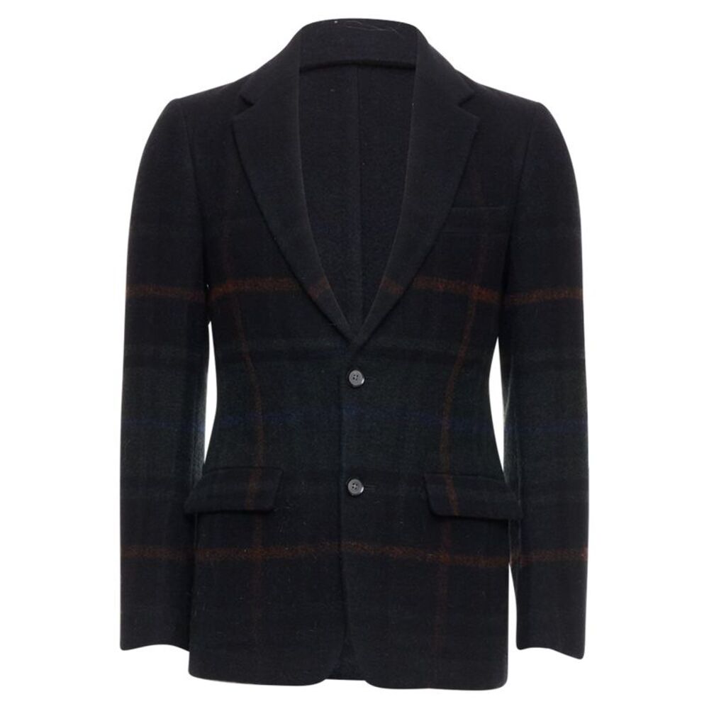 Tomorrowland Tartan Degrade Wool Blazer Jacket